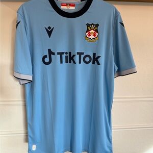 Wrexham Tik Tok authentic baby blue jersey.